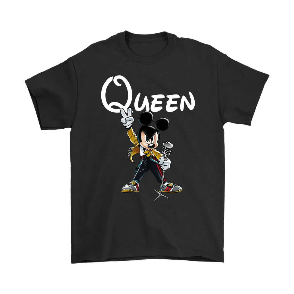 Mickey Freddie Mercury Queen Unisex T-Shirt
