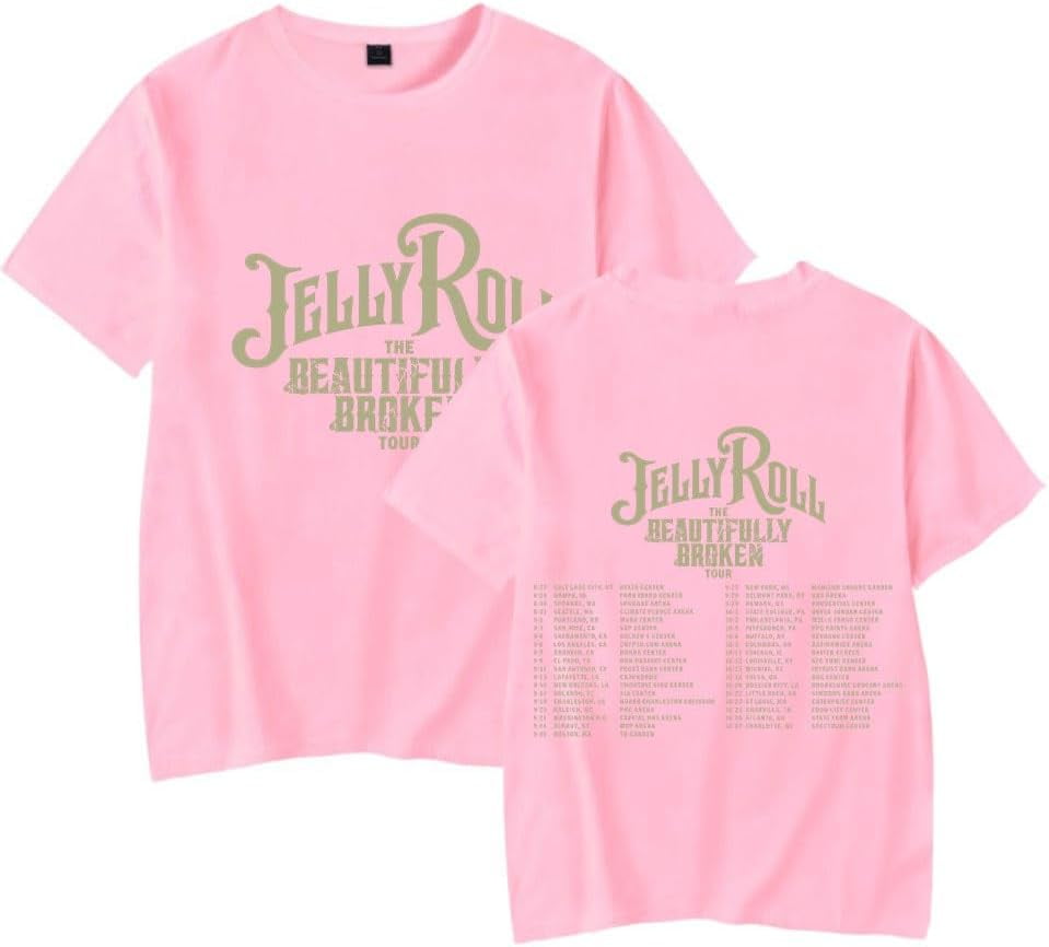 Yunqi Jelly Roll Beautifully Broken Tour 2024 T-Shirt