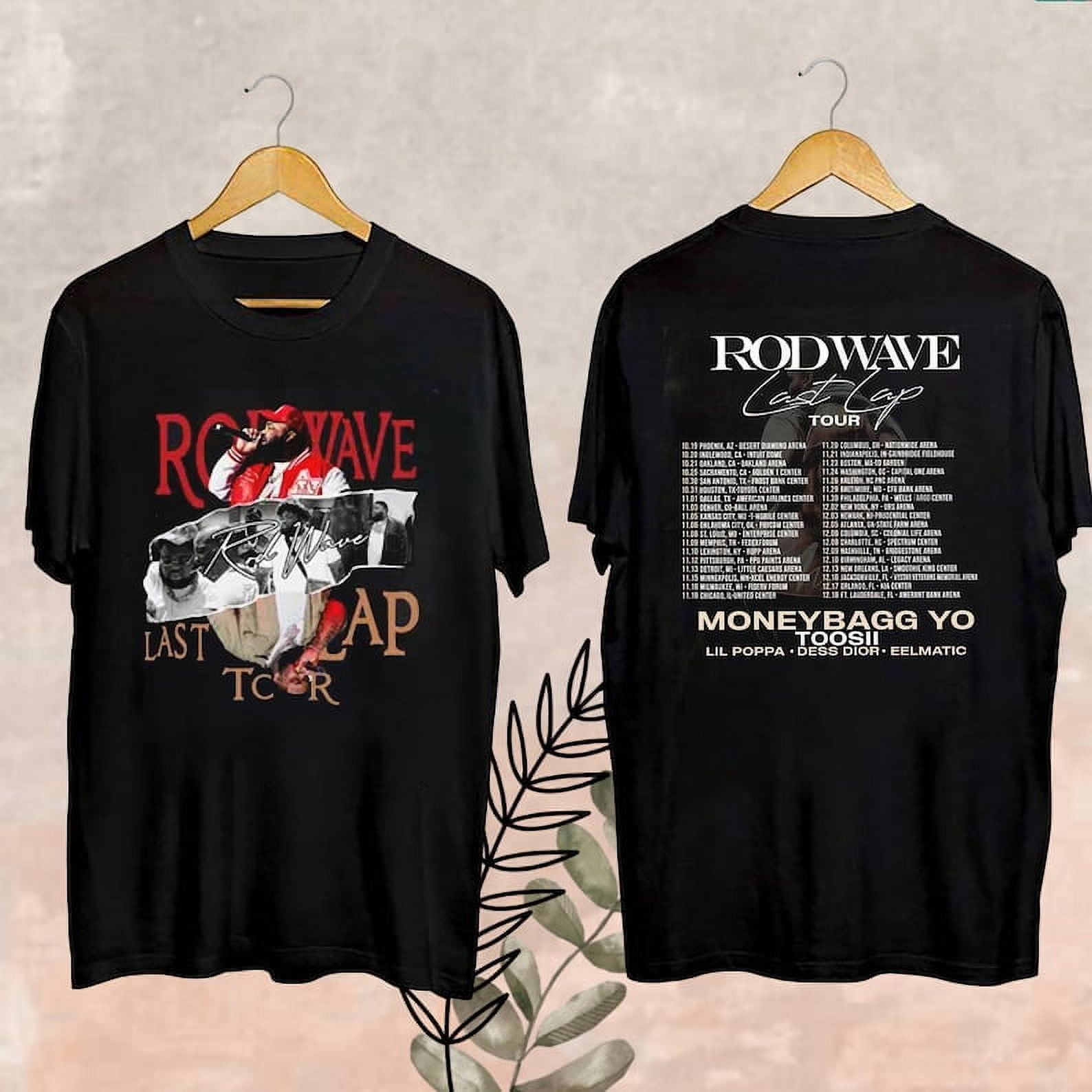 Rod Wave Last Lap Tour 2024 T-Shirt Rod Wave Fan Gifts Kt208