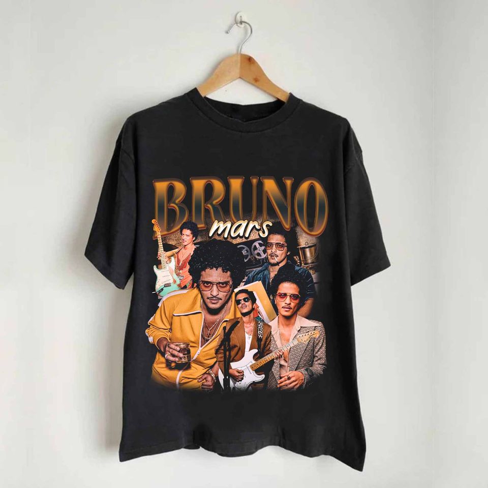Vintage Bruno Mars 90S Shirt, Bruno Mars Bootleg Shirt, Retro Bruno Mars For Fan Kt270