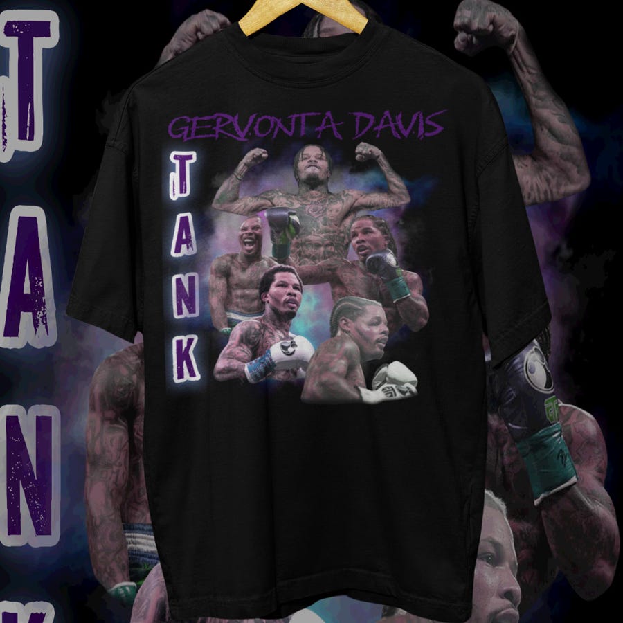 Limited Retro Gervonta Davis Vintage T-Shir,t Gift For Woman and Man Unisex Boxing Shirt merican Professional Boxer Tee Tank Shirt