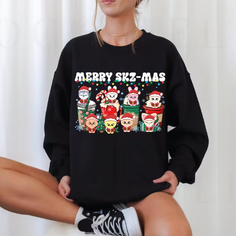 New Stray Kids Christmas Sweatshirt All I Want For Christmas Is Stray Kids Sweatshirt