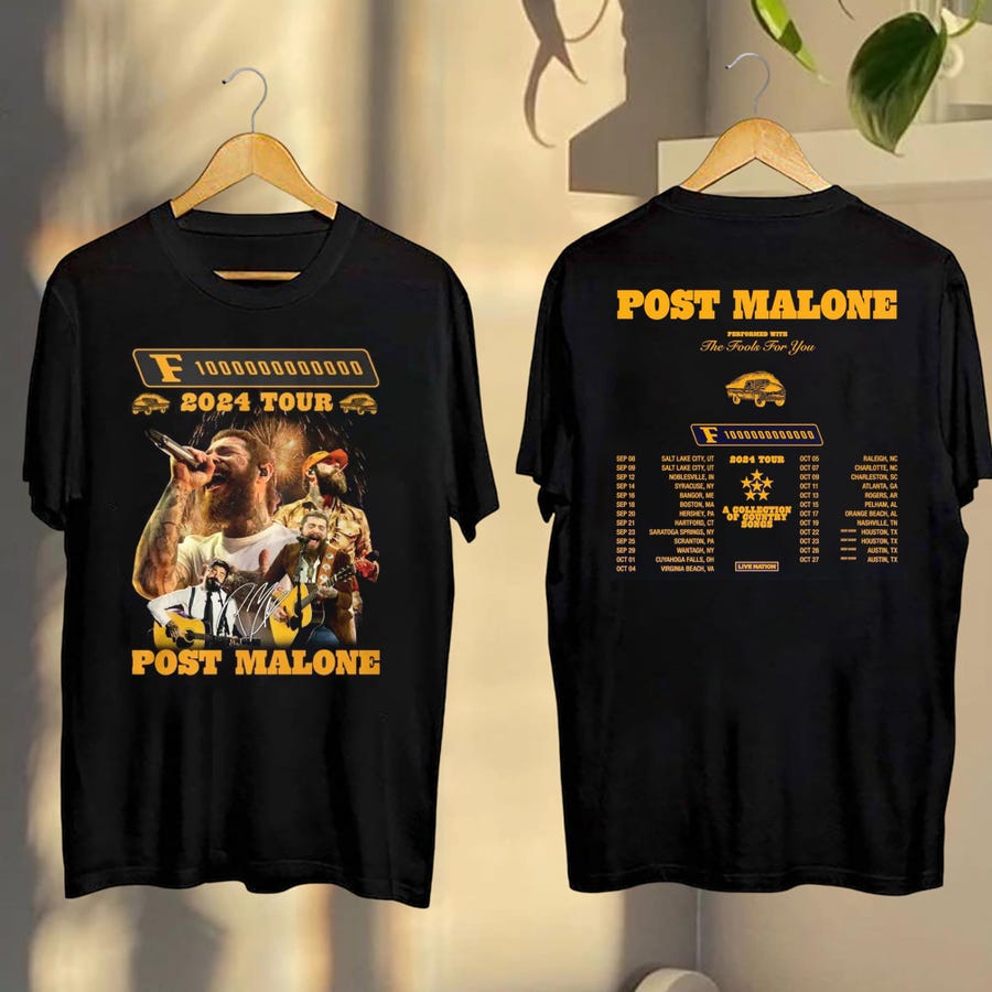 Vintage Post Malone The F-1 Trillion Tour 2024 Shirt