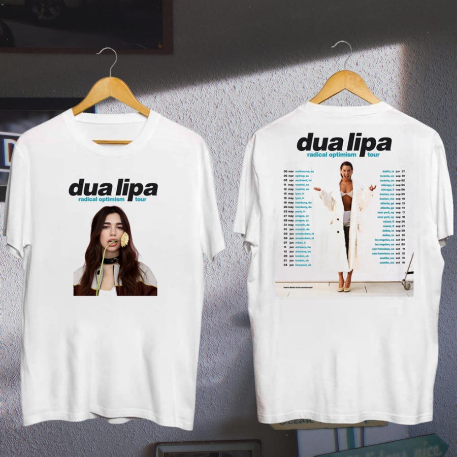 New Dua Lipa Radical Optimism Tour 2025 Shirt Dua Lipa 2025 Concert