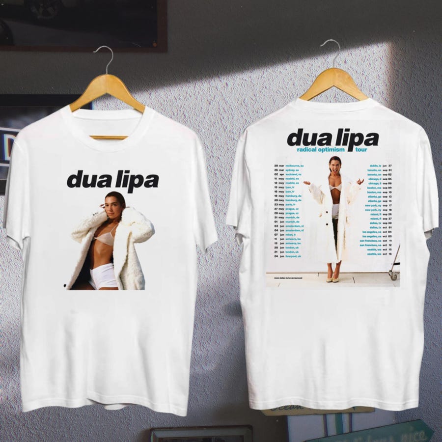 2025 Dua Lipa Radical Optimism Tour Shirt Dua Lipa 2025 Concert
