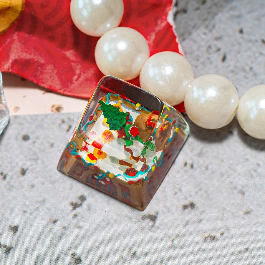 How the Grinch Stole Christmas Resin Keycap, Greenmas Artisan Keycap, Green Monster Keycap For Gaming Keyboard, Grinch Fan Gift