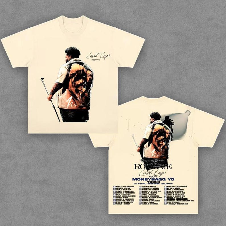 New Rod Wave Last Lap Shirt Last Lap Tour Rod Wave Graphic Shirt Kt313