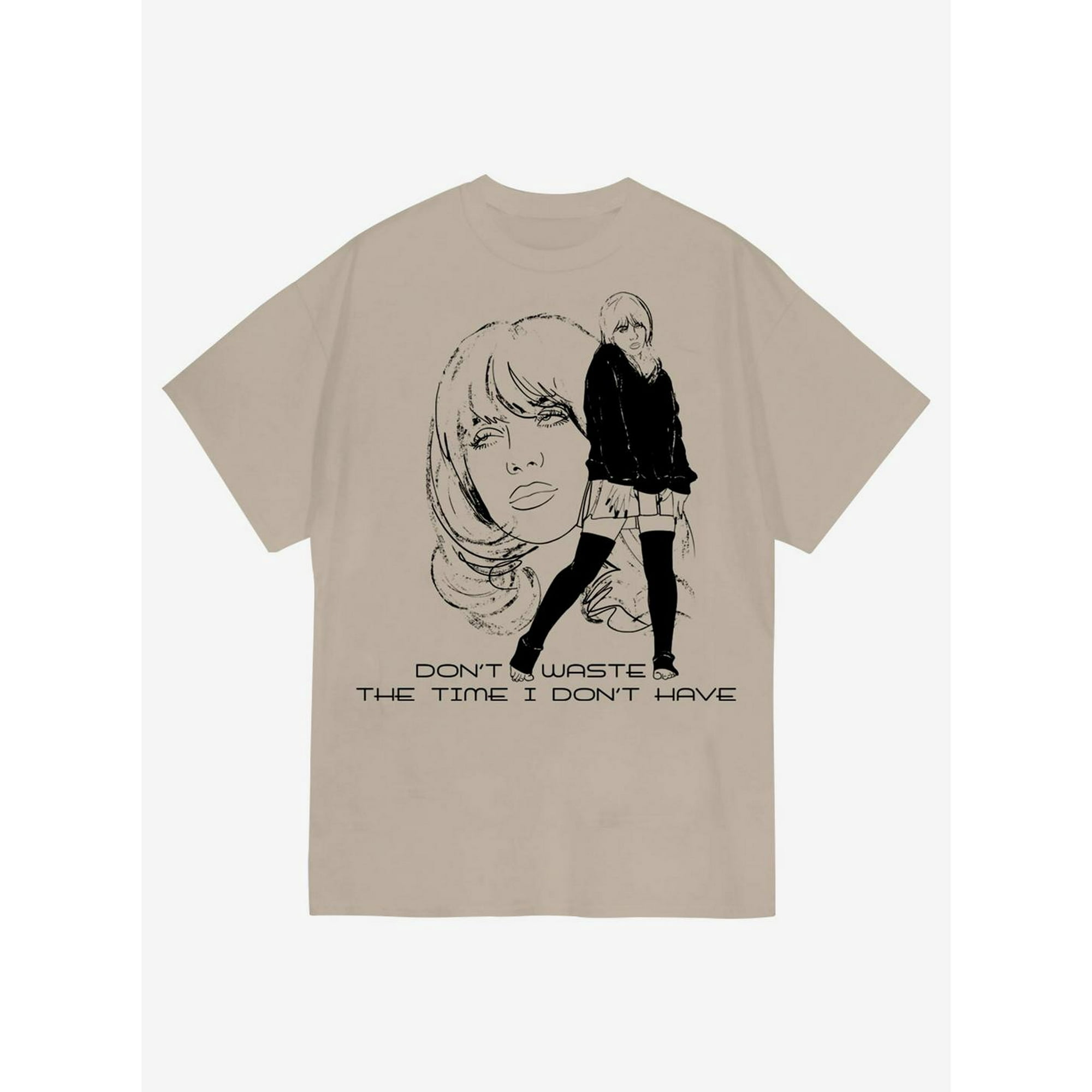 New Billie Eilish Happier Than Ever Lyrics Boyfriend Fit Girls T-Shirt