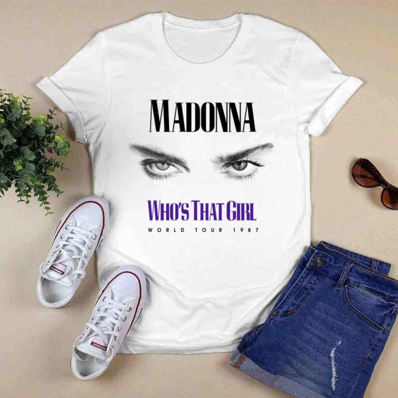 New Madonna Who Is That Girl T-Shirt, Premium Shirt Kt387
