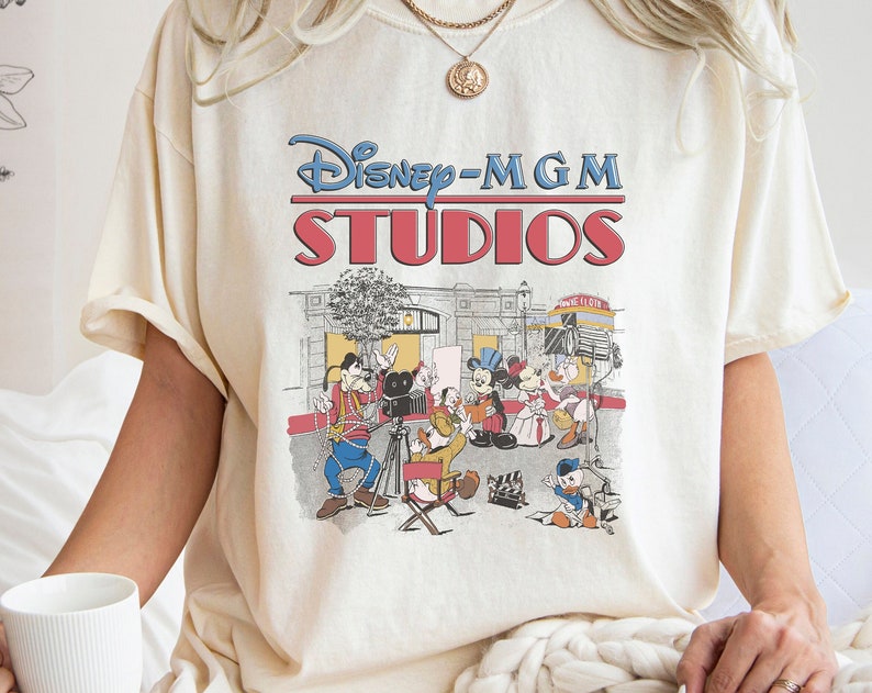 New Retro Disney MGM Studios Shirt, Hollywood Studios Shirt, Disneyworld Shirt