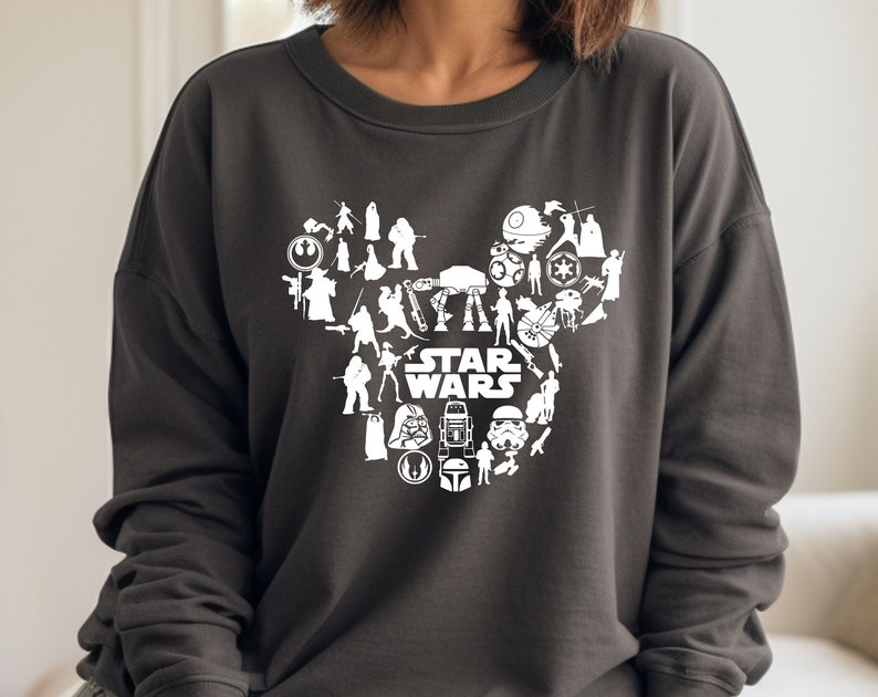 New Mickey Head Star Wars Shirt shirt, Star Wars Mickey Mouse Shirt shirt, Star Wars Gift
