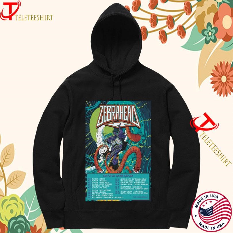 Zebrahead Ride Or Die Summer Tour 2025 Hoodie