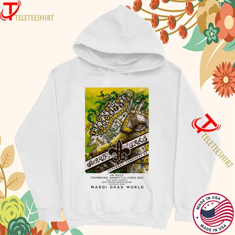 Trombone Shorty At Mardi Gras World In New Orleans, La On Feb 22 2025 Tour Hoodie