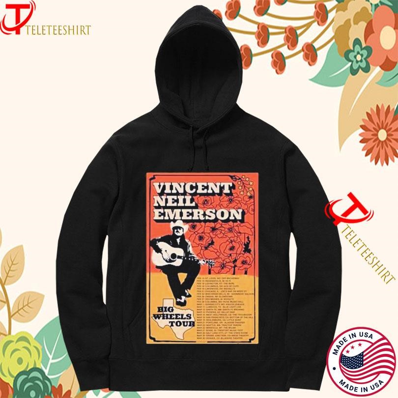 Vincent Neil Emerson Big Wheels 2025 Tour Hoodie