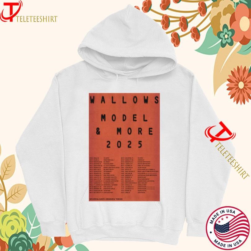 Wallows Model & More Tour 2025 Event Hoodie