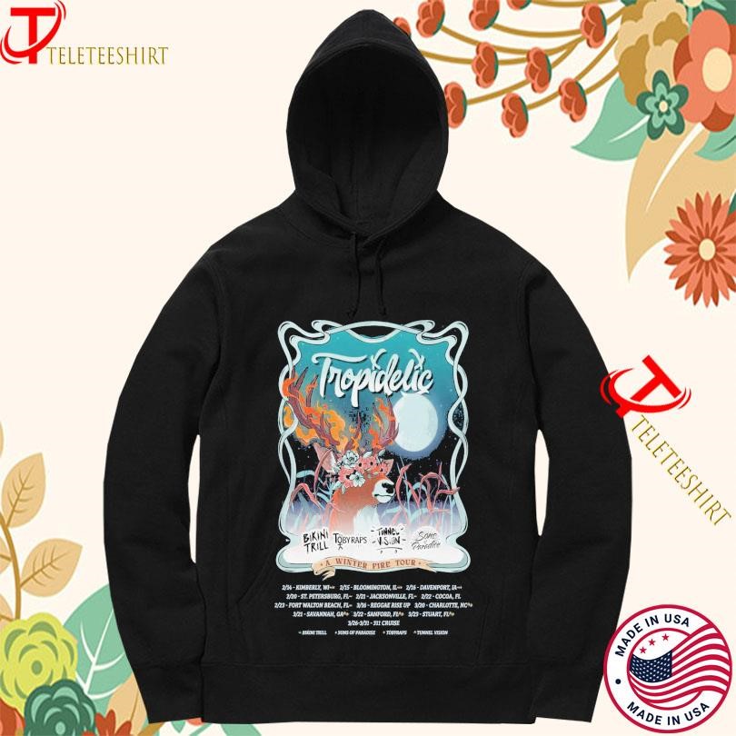Tropidelic Tour A Winter Fire 2025 Hoodie