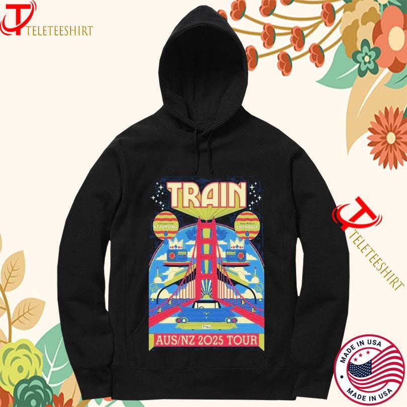 Train Australia And New Zealand 2025 Tour Hoodie