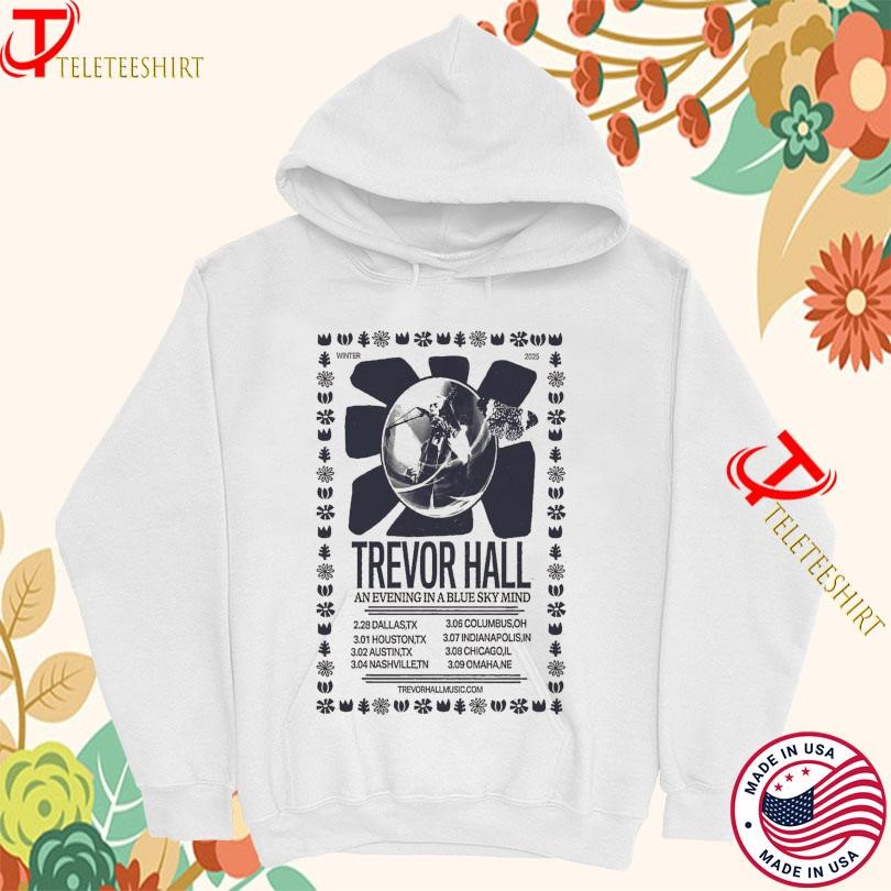 Trevor Hall An Evening In A Blue Sky Mind 2025 Tour Hoodie