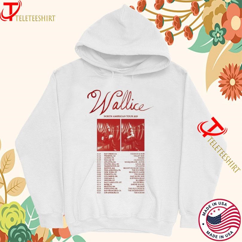 Wallice North American Tour 2025 Hoodies