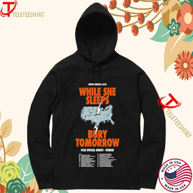 While She Sleeps North America 2025 Hoodie