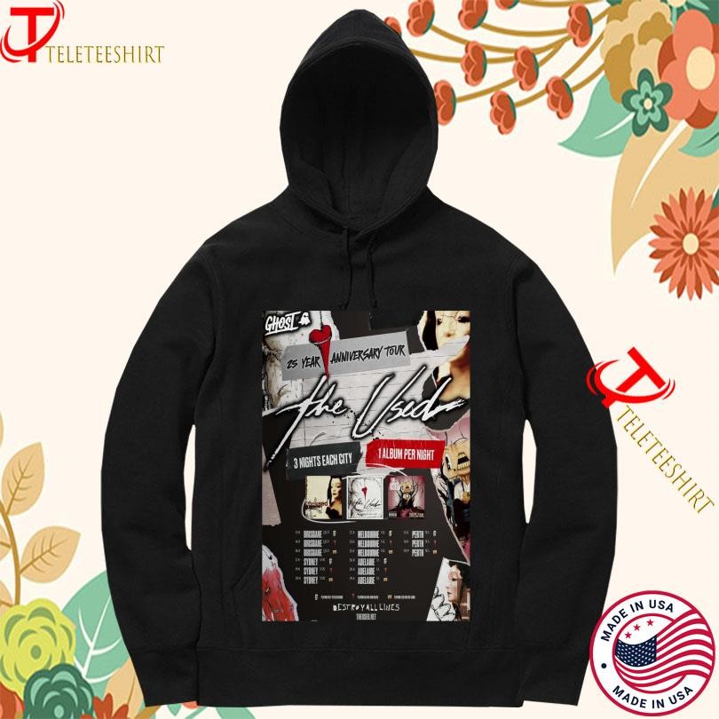 The Used 25 Year Anniversary Tour 2025 Hoodie