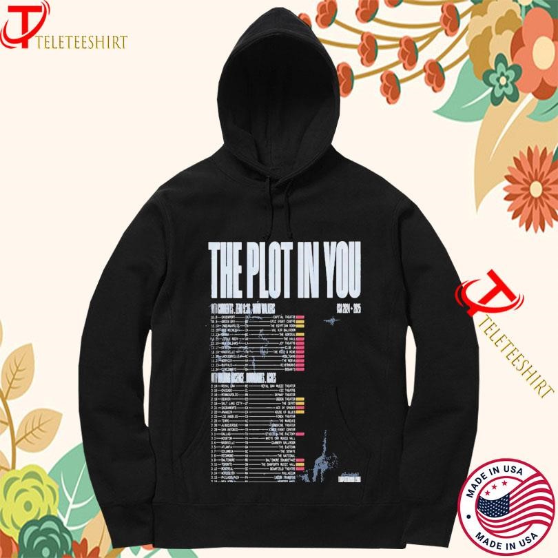 The Plot In You With Currents Zero Us 2024-2025 Tour Hoodie