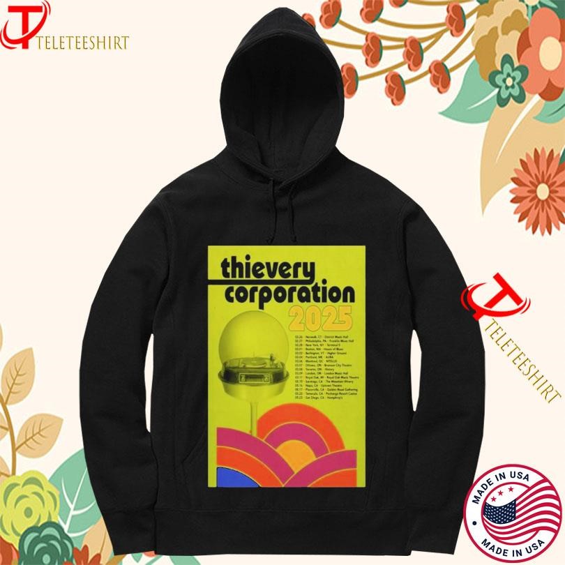 Thievery Corporation Spring Tour 2025 Hoodie