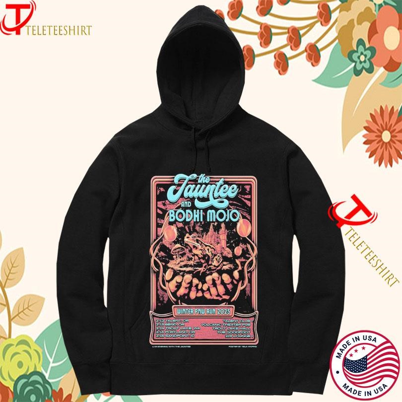 The Jauntee And Bodhi Mojo Winter Pnw Run 2025 Tour Hoodie