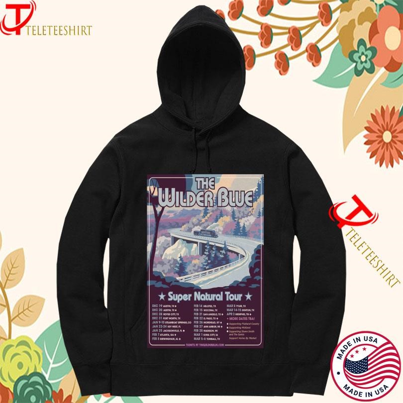 The Wilder Blue Dec & Jan Blue Super Natural Tour 2025 Hoodie