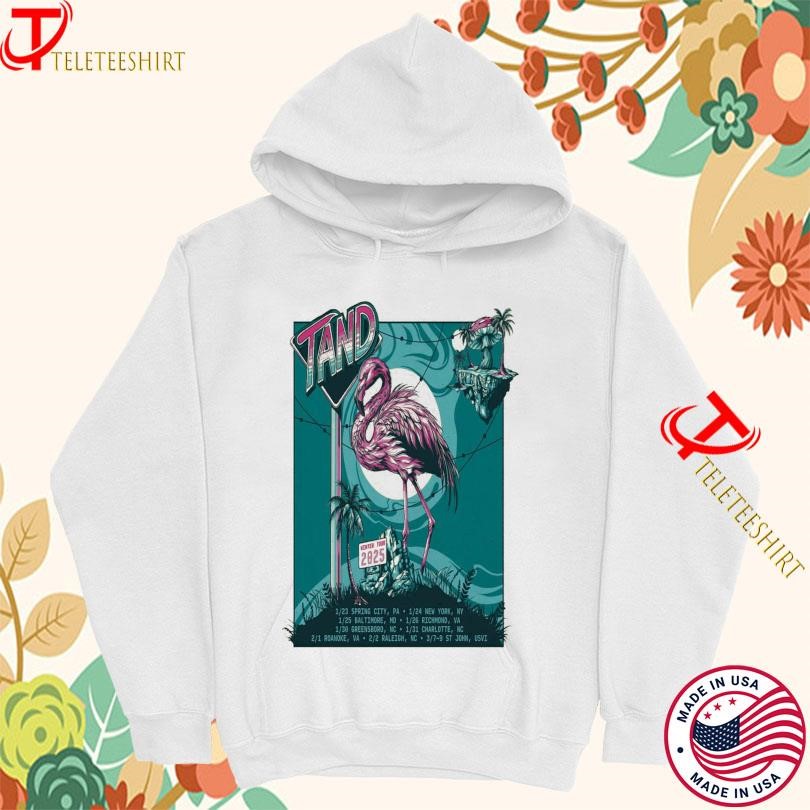Tand Winter Tour 2025 Flamingo Hoodie