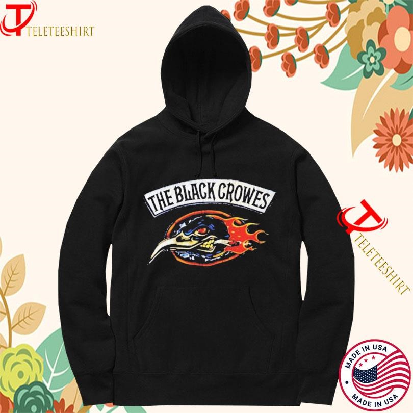 The Black Crowes Crow Flames World Tour Hoodie