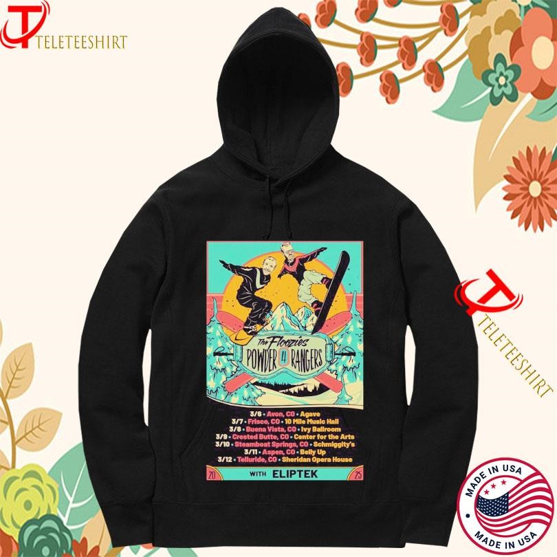 The Floozies Powder 4 Rangers Tour 2025 Hoodie