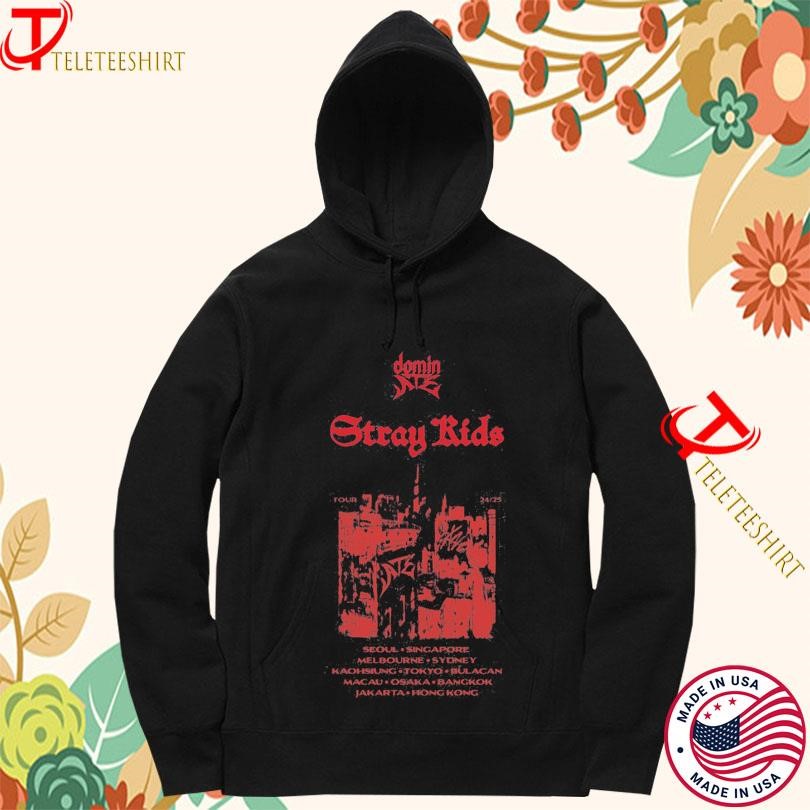 Stray Kids Dominate World Tour 2024 2025 Hoodie