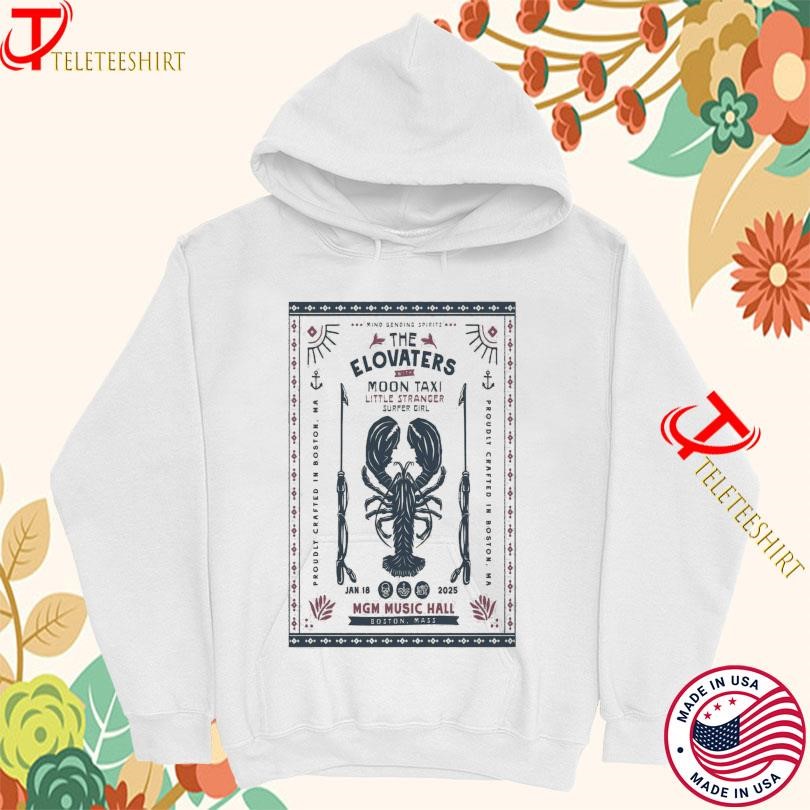 The Elovaters January 18 2025 Mgm Music Hall At Fenway In Boston Ma Tour Hoodie