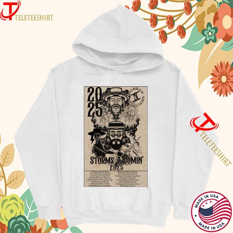 StormS A Comin Iv And The Strange Lightnin Luke Tour 2025 Solo Hoodie