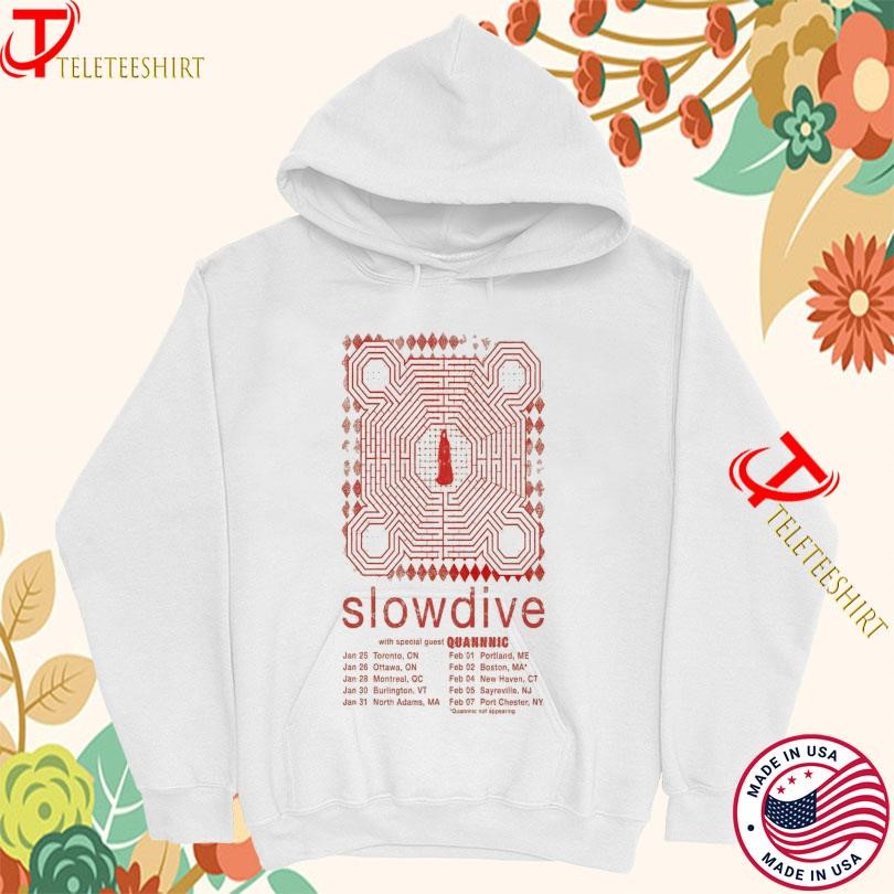 Slowdive Not Appearing 2025 Tour Hoodie