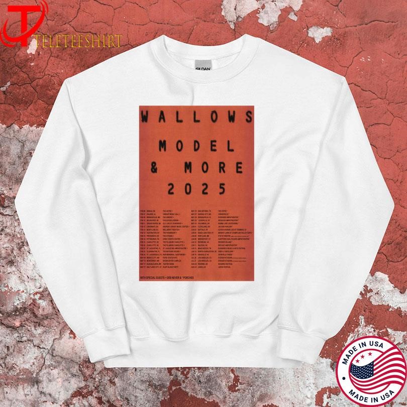 Wallows Model & More Tour 2025 Event Sweatshirt
