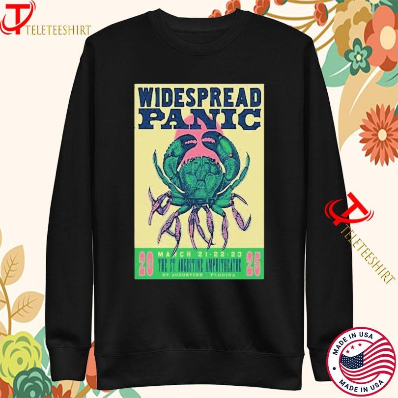 Widespread Panic St Augustine Fl March 21-23 2025 Tour Sweatshirt