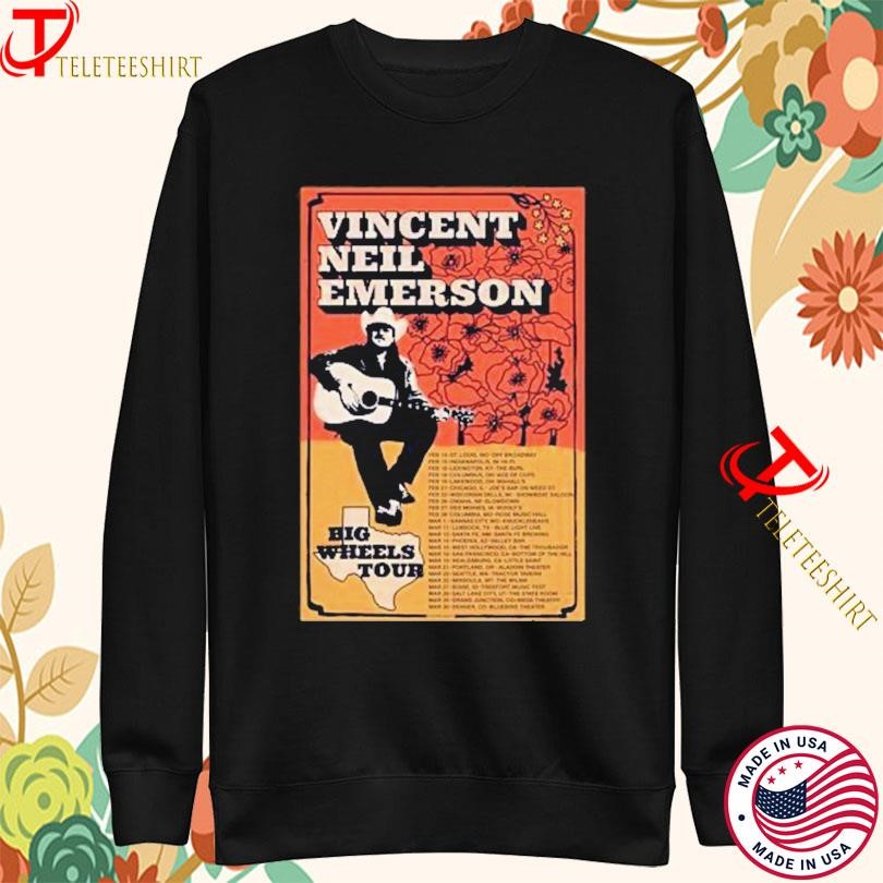 Vincent Neil Emerson Big Wheels 2025 Tour Sweatshirt