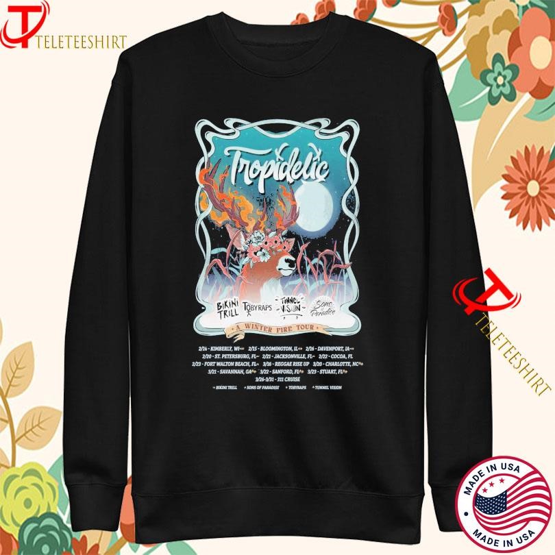 Tropidelic Tour A Winter Fire 2025 Sweatshirt