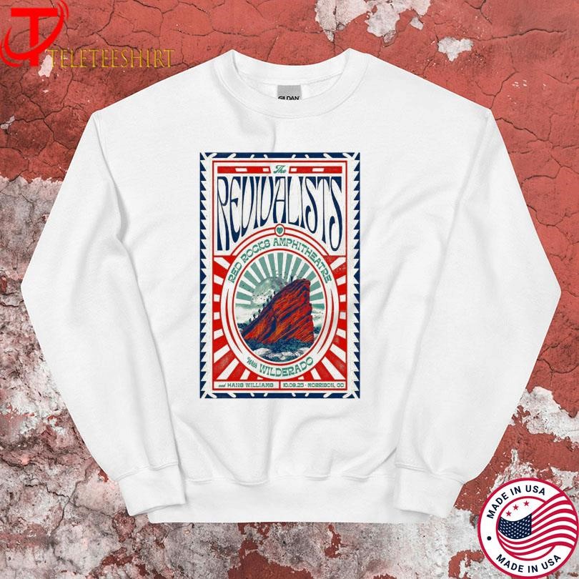 The Revivalists Oct 9 2025 Morrison Co Red Rocks Amphitheatre Tour Sweatshirt