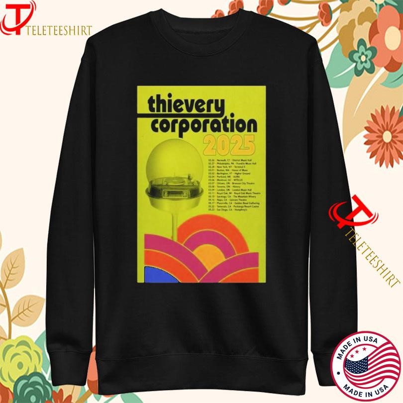 Thievery Corporation Spring Tour 2025 Sweatshirt