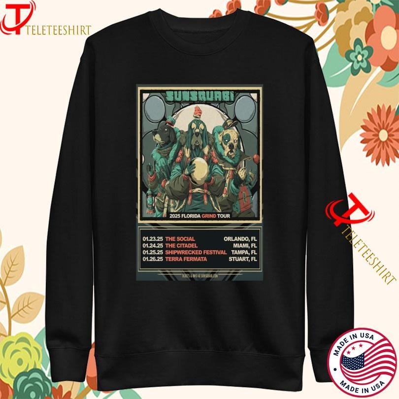 Sunsquabi Florida Grind Tour 2025 Sweatshirt