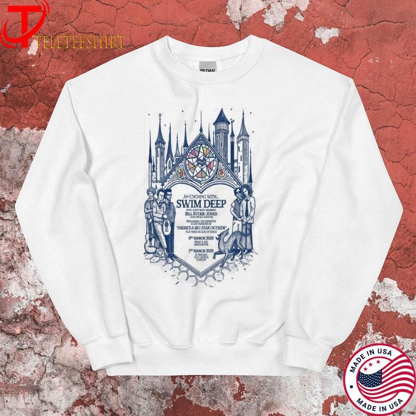 Swim Deep With Bill Ryder-Jones Tour Uk March 2025 Sweatshirt