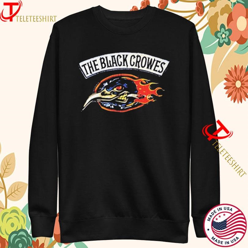 The Black Crowes Crow Flames World Tour Sweatshirt