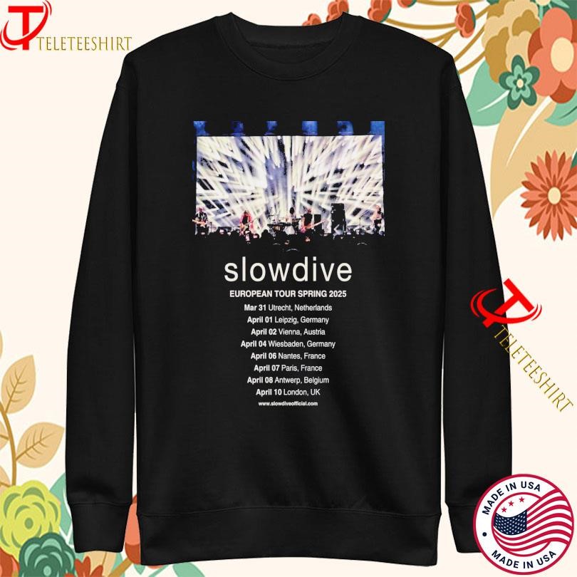 Slowdive European Spring Tour 2025 Sweatshirt