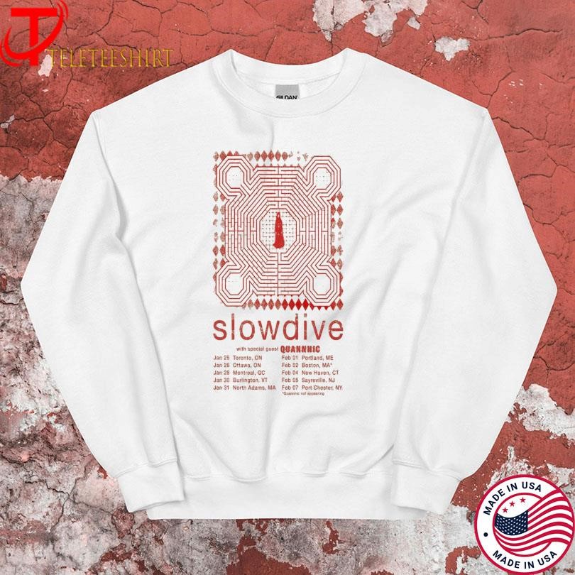 Slowdive Not Appearing 2025 Tour Sweatshirt