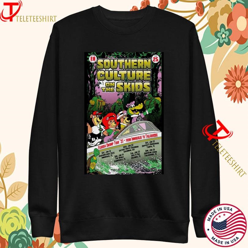 Southern Culture On The Skids Florida Swamp Tour 2025 Sweatshirt