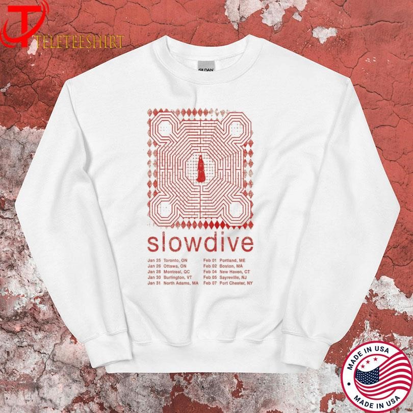 Slowdive North American Friends Tour Us & Canada 2025 Sweatshirt