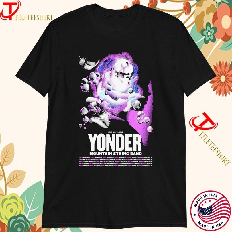 Yonder Mountain Shirt, Yonder Mountain String Band Tour Winter 2025 T-Shirt